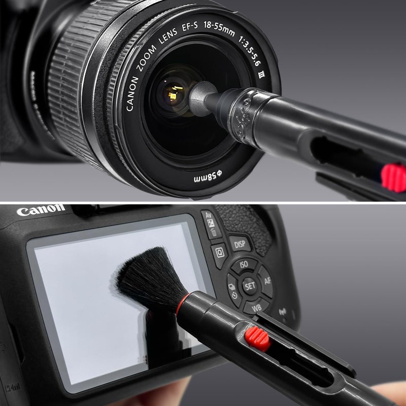 Aispour Camera Lens Cleaning Kit, 10-in-1 Camera Cleaning Kit, Camera Lens Cleaner and Camera Accessories, Includes Lens Cleaning Kit/Lens Cleaner/Lens Cleaning Pen/Soft Brush - Image 2