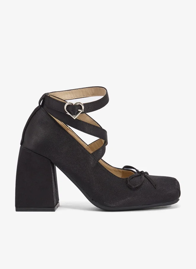 ELLA Ballet High Heel Sandals Wrap Around