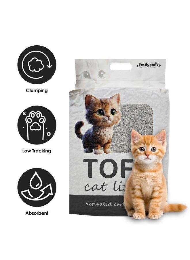 Emily Pets رمل قطط إميلي للحيوانات الأليفة قابل للشطف مع تكتل (كوربون-6ل)  - Image 2