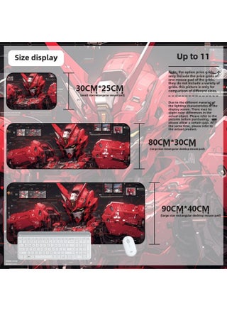 Mouse Pad Oversized Gundam Computer Keyboard Pad Cartoon Game Mouse Pad Boys E-sports Computer Thickened Desk Pad-Color:800*300*4mm-Pattern:Up To 11 - pzsku/Z0D5D970740AE0981D02AZ/45/1746227101/439702ab-d925-47d1-8c5b-0f82956155b2