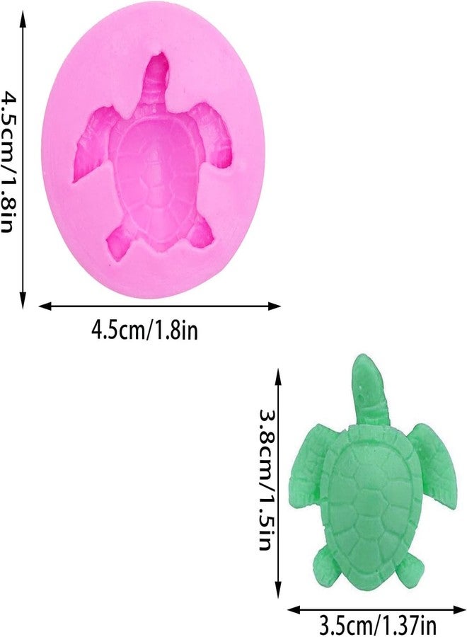 Skytail قالب فوندان على شكل سلحفاة بحرية ذو تجويف واحد من سكاي تيل، قالب حلوى شوكولاتة على شكل سلحفاة لجلب الحظ، قالب راتنج لصنع عجينة السكر للحلويات، أدوات تزيين الكيك والمافن والخبز (1) - Image 2