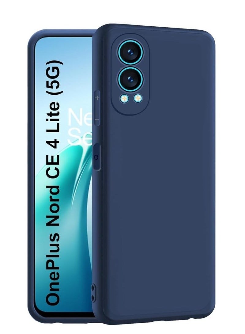 TIGER OnePlus Nord CE4 Lite Case | Soft Silicone Shockproof Protective Cover | Anti-Fingerprint & Anti-Scratch Full-Body Protection | Slim & Durable Phone Case for OnePlus Nord CE 4 Lite (2024)  Blue - Image 1