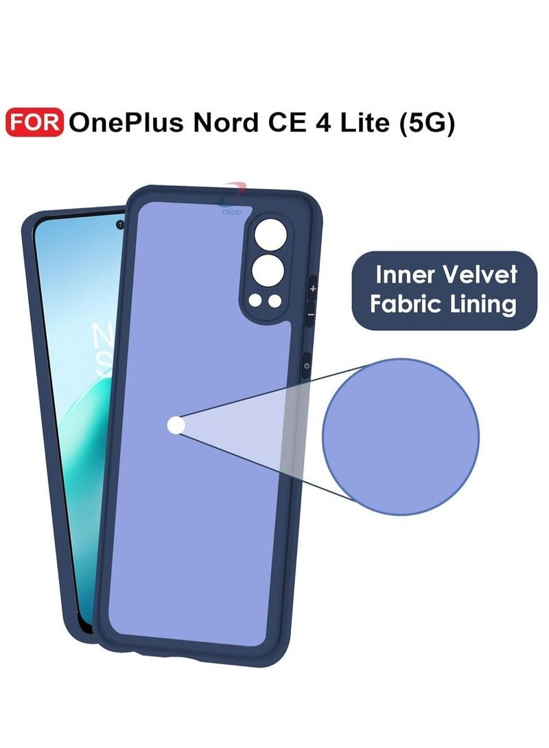 TIGER OnePlus Nord CE4 Lite Case | Soft Silicone Shockproof Protective Cover | Anti-Fingerprint & Anti-Scratch Full-Body Protection | Slim & Durable Phone Case for OnePlus Nord CE 4 Lite (2024)  Blue - Image 2
