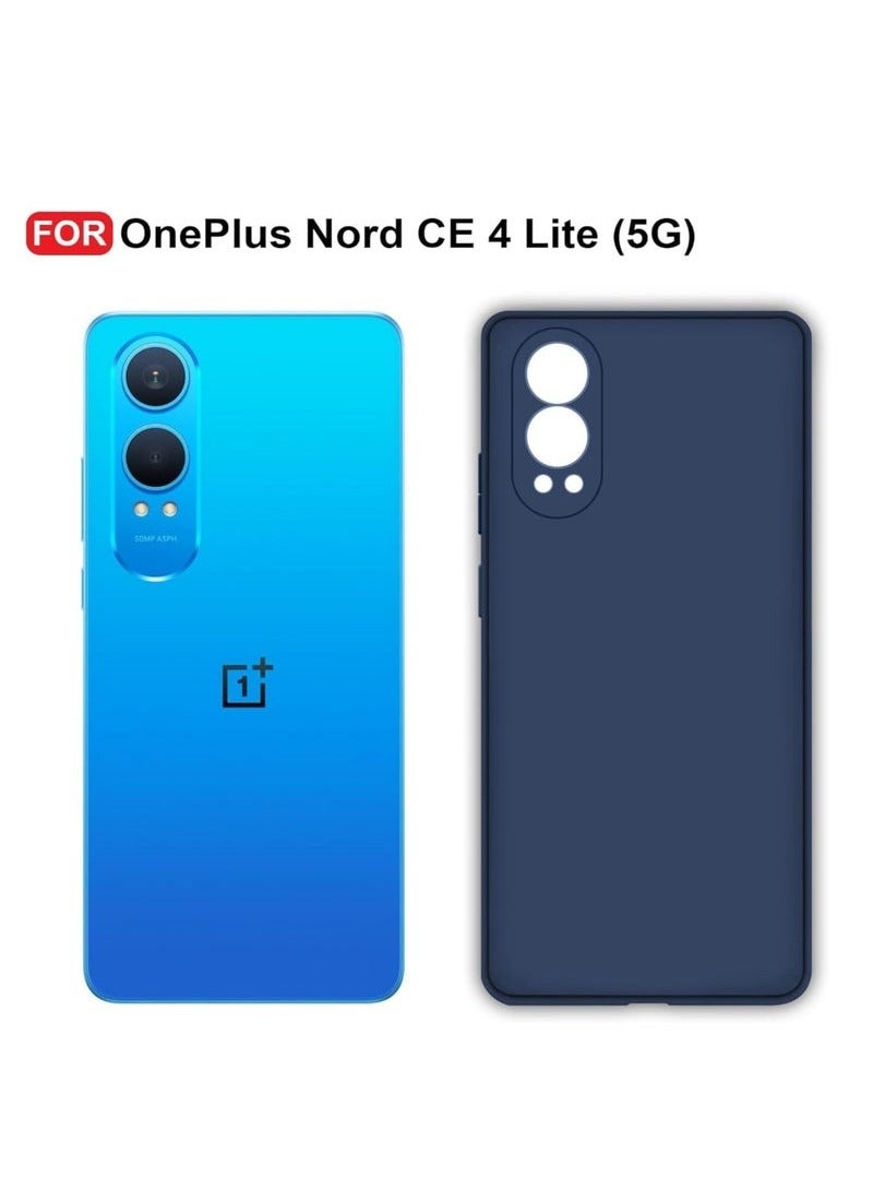 TIGER OnePlus Nord CE4 Lite Case | Soft Silicone Shockproof Protective Cover | Anti-Fingerprint & Anti-Scratch Full-Body Protection | Slim & Durable Phone Case for OnePlus Nord CE 4 Lite (2024)  Blue - Image 4