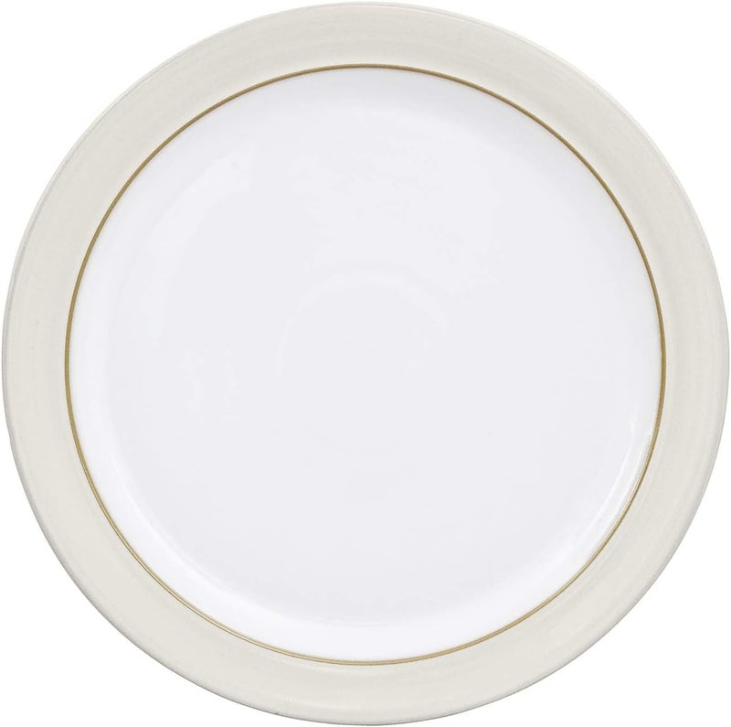 Denby Denby NATURAL CANVAS Set of 4 Dinner Plate Set One size white neutral  - Image 2