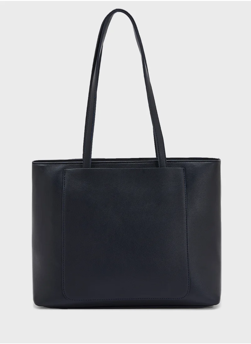 Khizana Metal Trim Detail Everyday Tote Bag