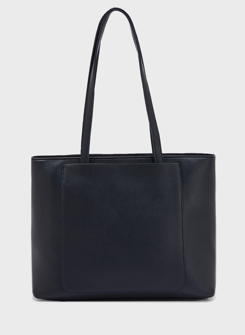 Khizana Metal Trim Detail Everyday Tote Bag  - Image 2