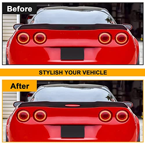 Mynoway Smoked Lens LED 3rd Third Brake Light Replacement for C6 2005-2013, Center High Mount Rear Cab Stop Lamp Replace OE 10440719 - Image 3