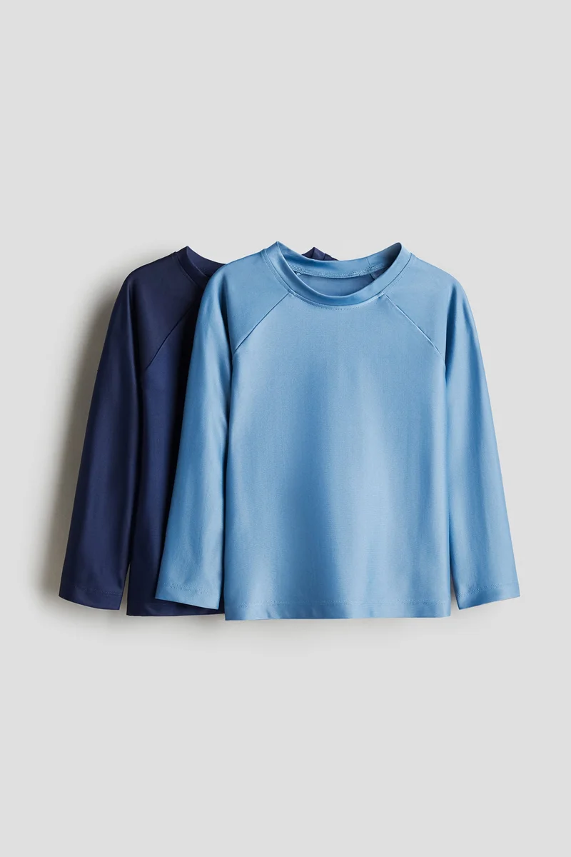 H&M 2-pack UPF 50 swim tops