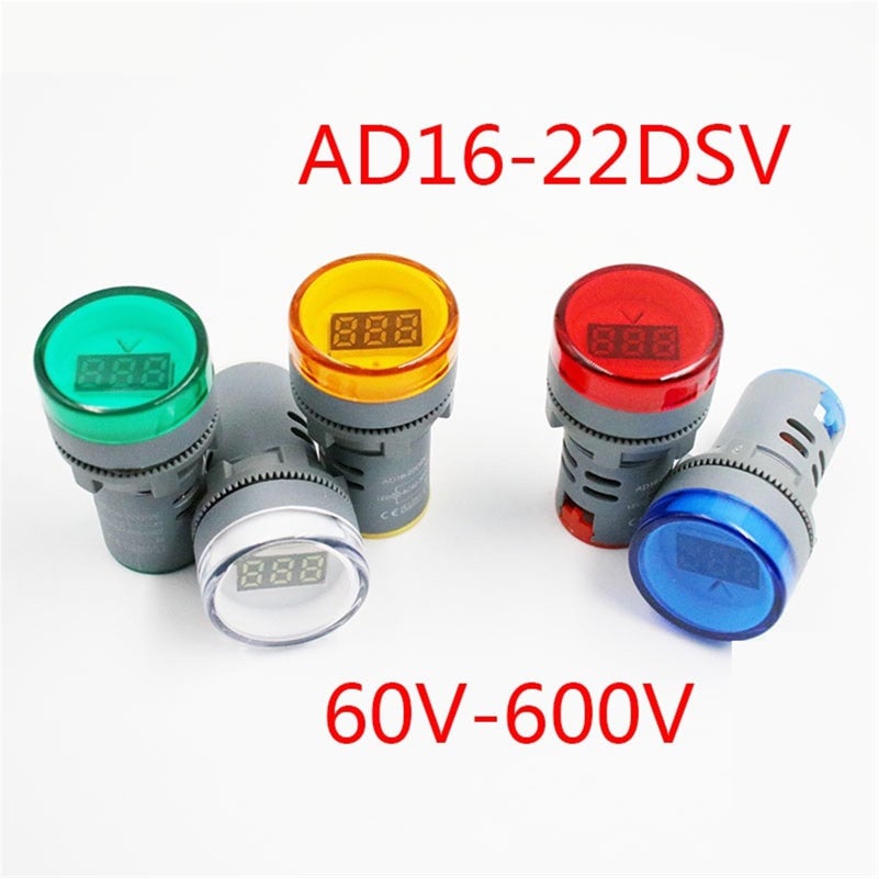 شاشة عرض رقمية LED خضراء لقياس الفولتميتر والأميتر AC 60-500 فولت 0-100 أمبير عداد قياس الجهد والتيار - Image 4