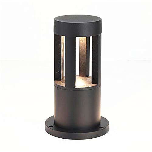 CITRA Led 300MM Grey Body Acrylic Bollard Outdoor Garden Park Driveway Light - Warm White - Image 5