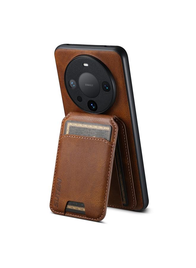 Suteni Case For Huawei Mate 60 Pro H02 Leather Wallet Stand Back Phone Case - Image 3