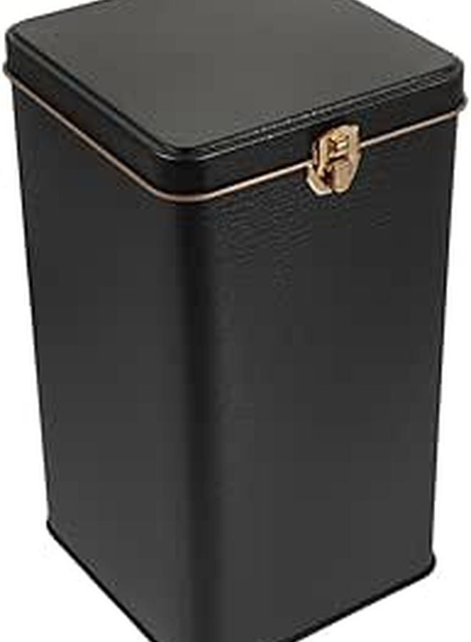 Airtight Tinplate Tea Canister Compact Storage Container For Coffee Flour Pantry Organization - Image 1