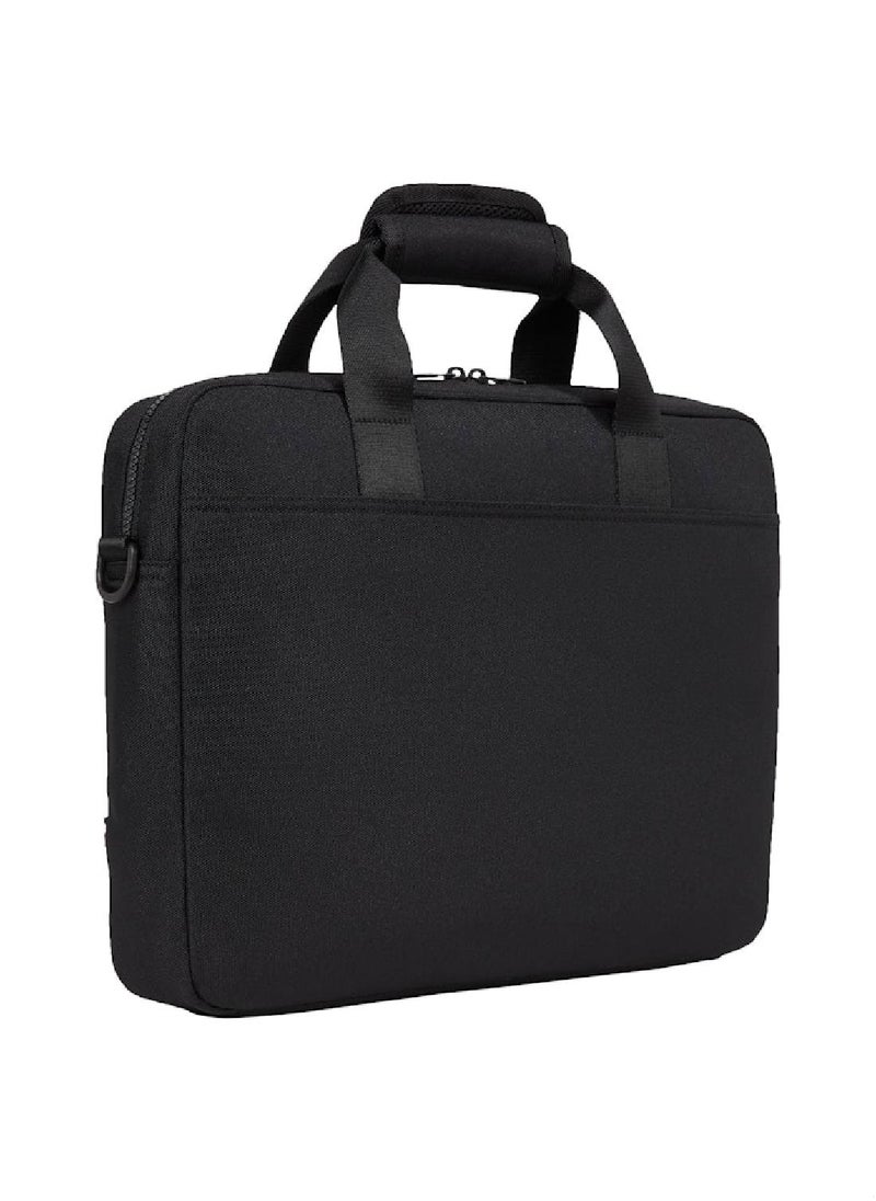 TOMMY HILFIGER - Men's Element Laptop Bag - Polyester, Black - Image 1