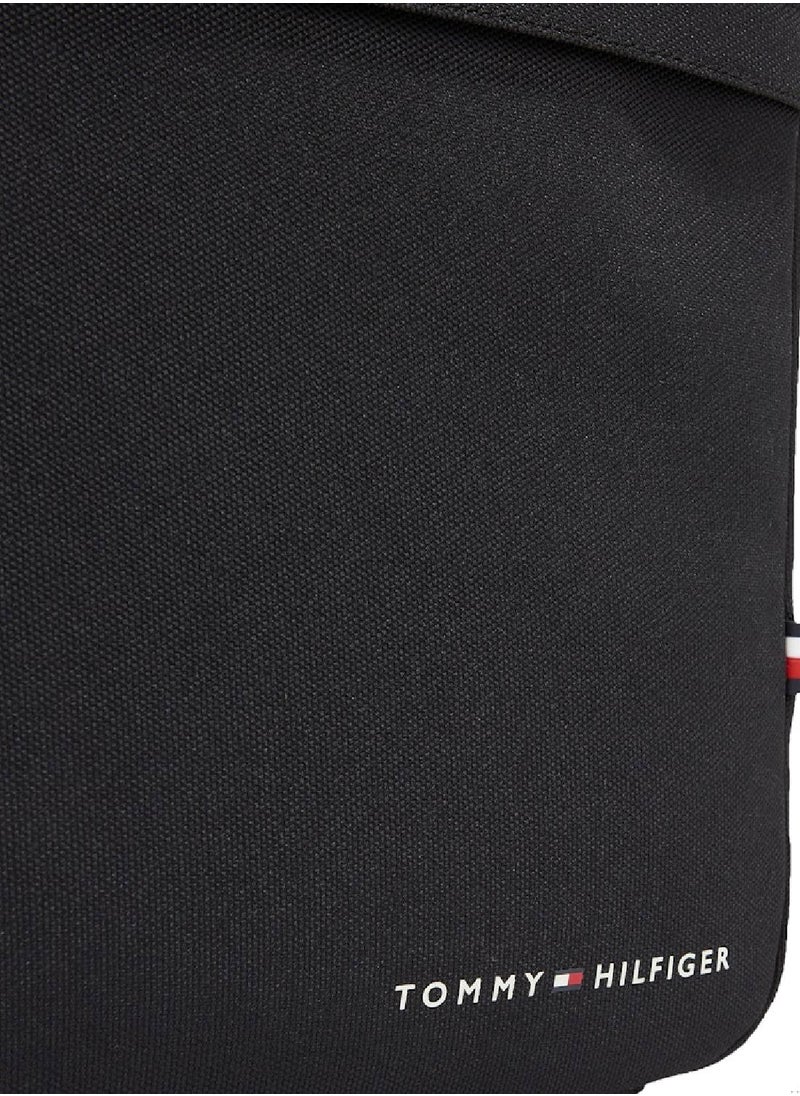 TOMMY HILFIGER - Men's Element Laptop Bag - Polyester, Black - Image 1