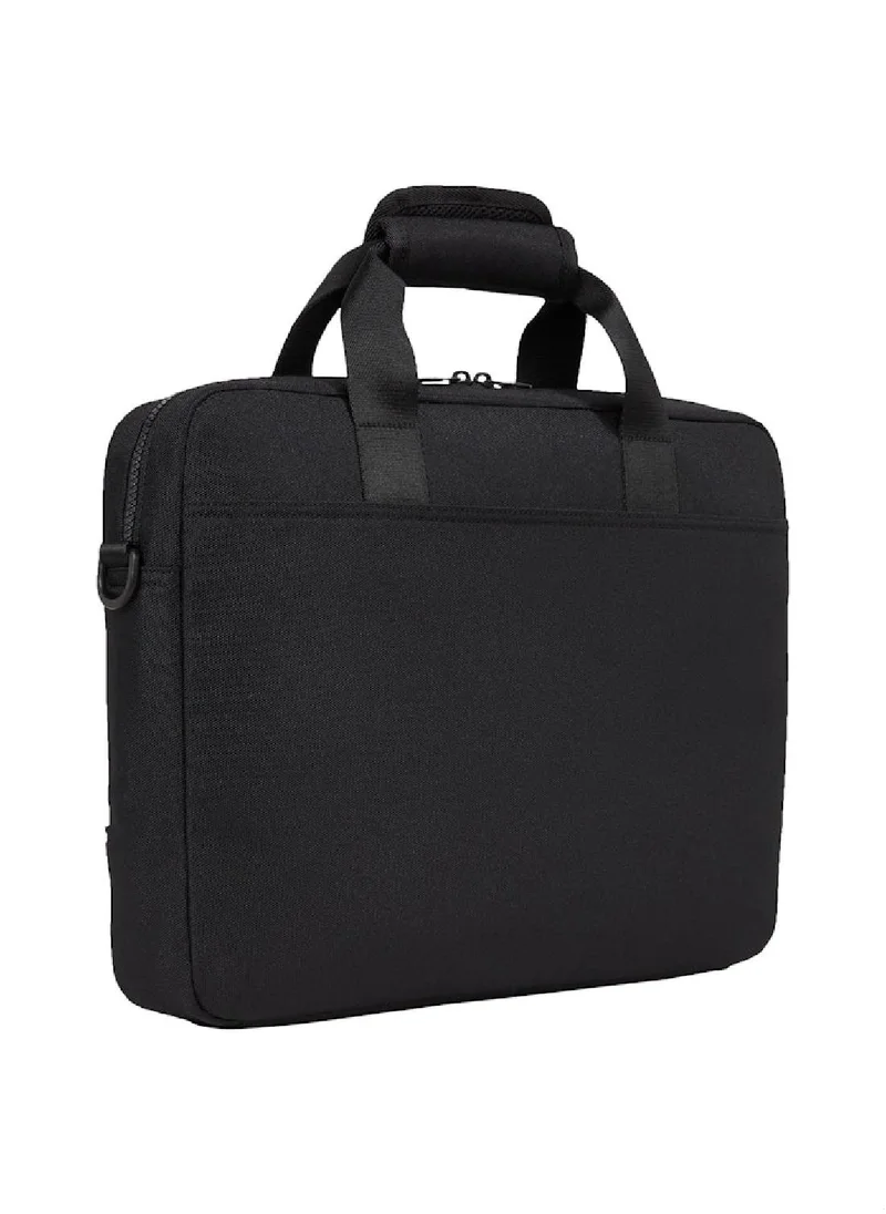 TOMMY HILFIGER Men's Element Laptop Bag - Polyester, Black