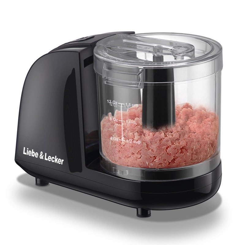 Liebe&Lecker LiebeLecker Mini Food Processor15 Cup Mini Chopper for Cutting Vegetable GarlicOnion and Meat - Image 2