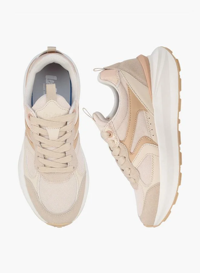 لي كوبر Women Colourblock Lace-Up Sneakers