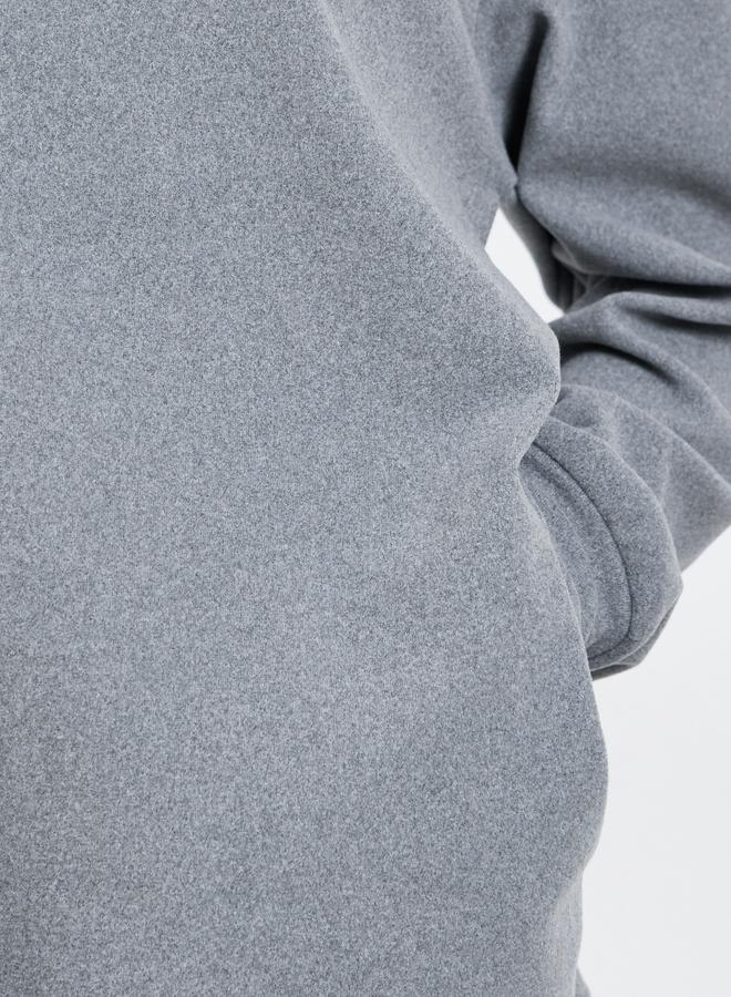 Styli Grey Oversized Longline Sweatshirt - Image 4