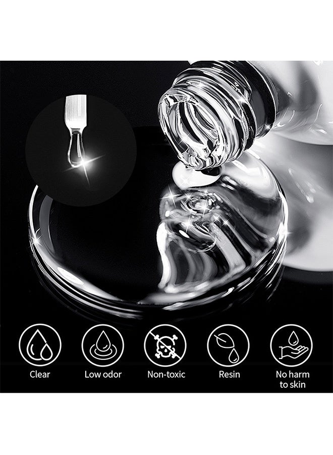 Born Pretty 8 In 1 Nail Glue Gel, Multiple Functions Super Strong Nail Extension Glue Soak Off UV&LED Cured, High Gloss Long Lasting Easy to Use Nail Repair Treatment  10ml - Image 3