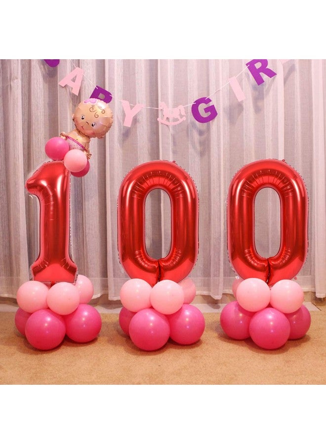 TONIFUL 40 Inch Red Large Numbers Balloons 0-9, Number 7 Digital 7 Helium Balloons, Foil Mylar Big Number Balloons for Birthday Party Anniversary Supplies Decorations - Image 5