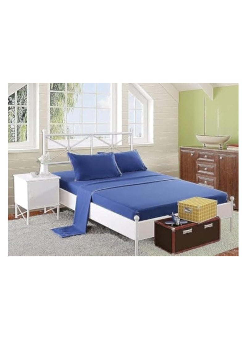 NoNo Elastic bed sheet, 120 cm, consisting of three pieces Resistant to shrinkage and stable colours 