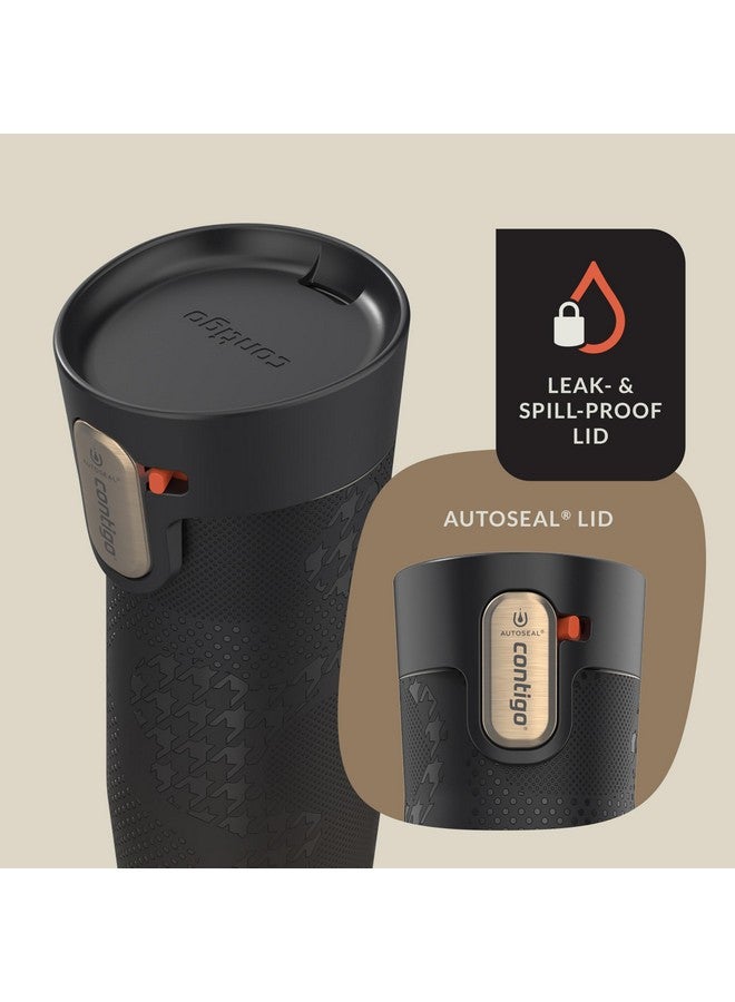 Contigo Contigo x Ally Love Stainless Steel Vacuum-Insulated Travel Mug with Autoseal and Easy Clean Lid, Spill-proof, Keeps Drinks cold 24 hrs & hot for 11 hrs, BPA Free, 16oz., West Loop 3.0, Licorice - Image 4