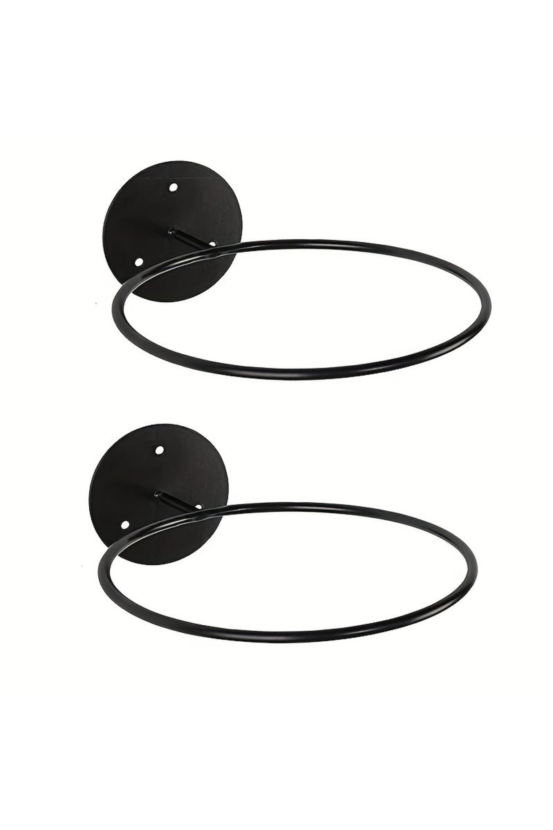 2PCs 1pc/2pcs Metal Wall Mounted Sports Ball Display Stand For Basketball, Football, Volleyball, Dur