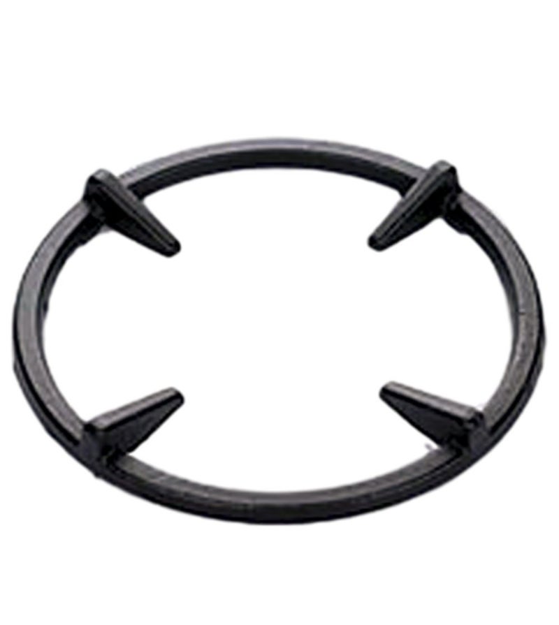 Rluii Non Slip Black Cast Iron Stove Trivets for Kitchen Wok Support Ring Cooktop Range Pan Holder Stand Stove Rack Milk Pot Holder for Gas HobGas Stove Accessories 