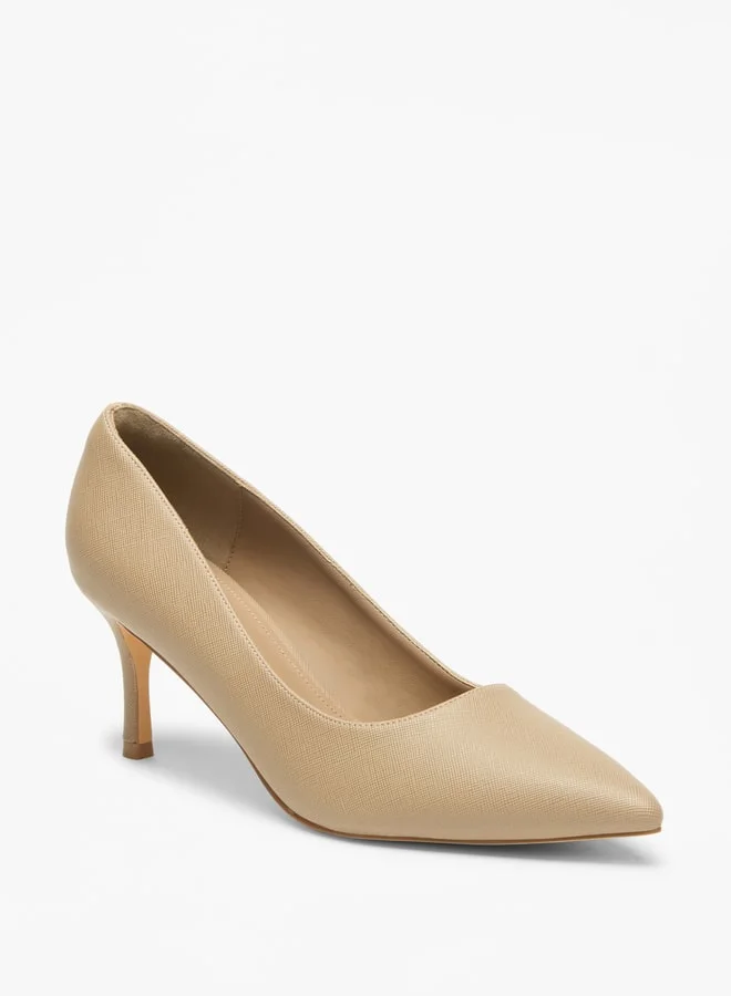 فلورا بيلا من شو إكسبرس Solid Slip-On Pumps with Stiletto Heels