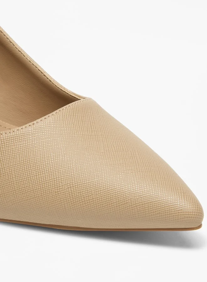 فلورا بيلا من شو إكسبرس Solid Slip-On Pumps with Stiletto Heels