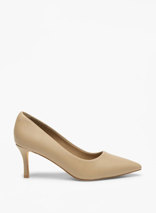 فلورا بيلا من شو إكسبرس Solid Slip-On Pumps with Stiletto Heels