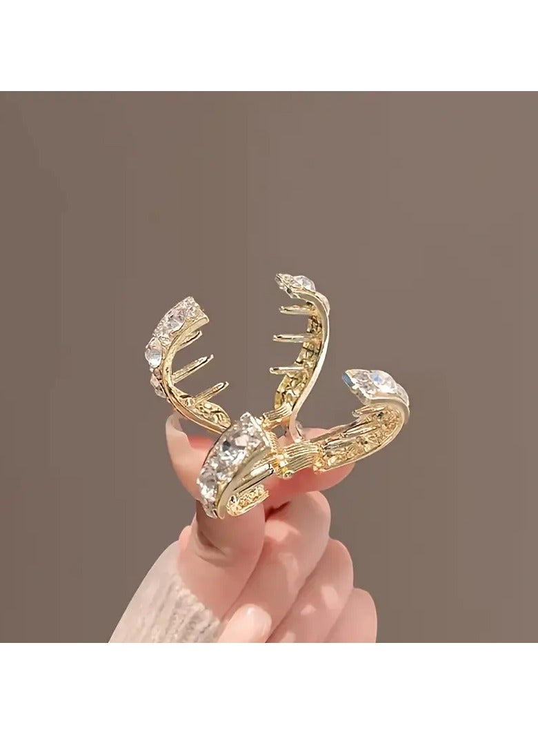 Goolsky Elegant Alloy U-Shaped Hair Clips with Rhinestones, Solid Color Fashion Hair Accessories for Women, Ideal for High Ponytail Styles and Gift Giving - Mixed Color Set for Adults Over 15 Years Old - Image 4