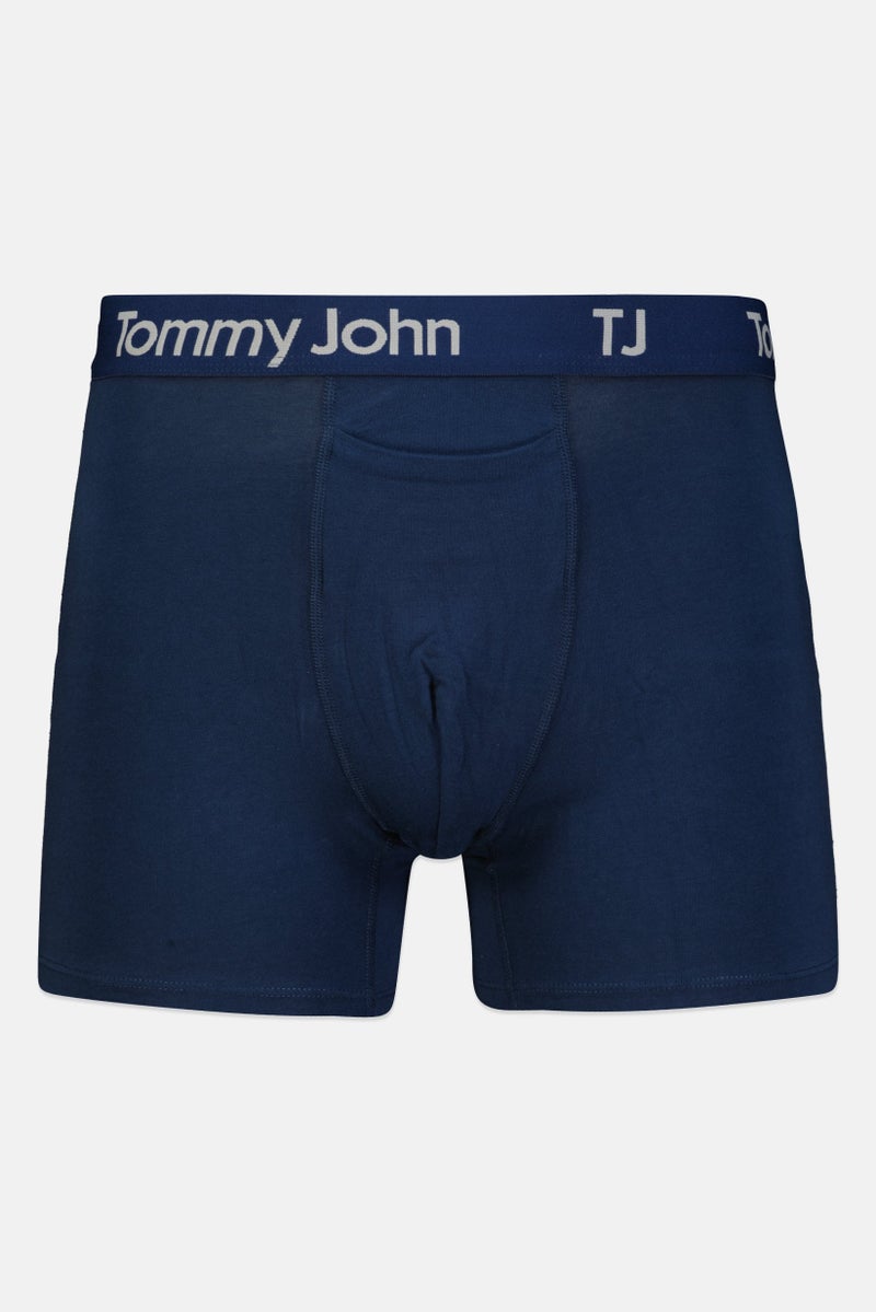 Tommy John Men 2 Pieces 4 inseam Brand Logo Boxer Briefs, Multicolor  - Image 5