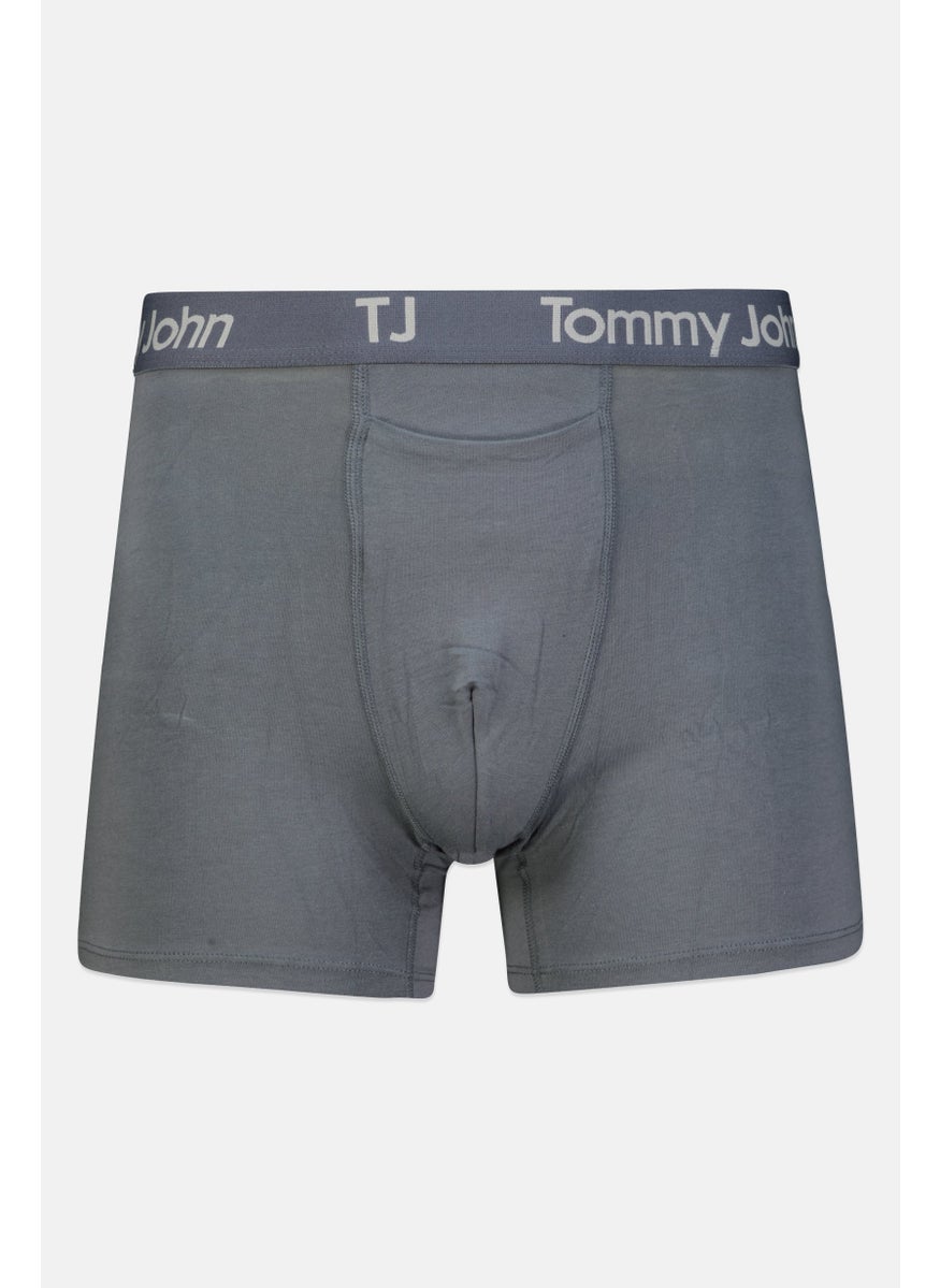 Tommy John - Men 2 Pieces 4 inseam Brand Logo Boxer Briefs, Multicolor - Image 1