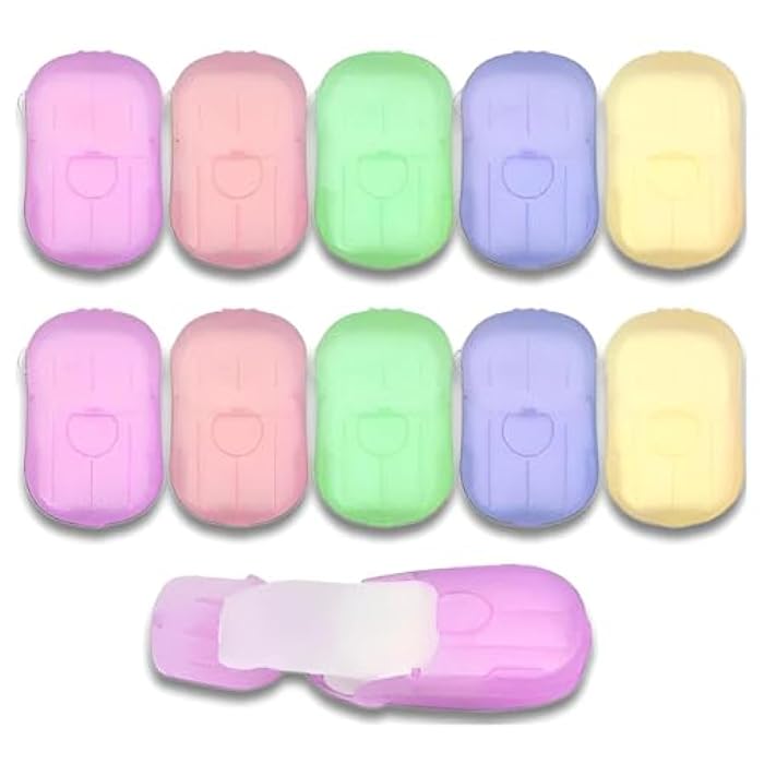 10 Pcs Portable Disposable Hand Cleaning Paper Soap Box for Travel, Outdoor Trips, School Activities to Ensure Easy Hand Hygiene - Image 1