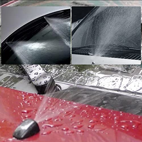 OSIFIT Windshield Washer Hose Kit, 2M Washer Fluid Hose+3 Pcs Hose Connectors+4 Fan Nozzles+4 Rubber Gaskets +30 Pcs Cap Heat Insulation Clips, Connect Car Water Pump and Nozzles, Suitable for Most Car - Image 5