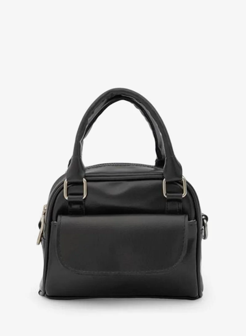Shule Bags Nala Mini Retro Crossbody Bag Black.