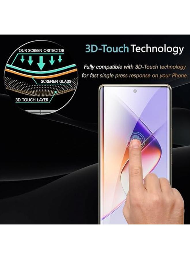 erorex 2 Pack Screen Protector For Infinix Note 40 Pro Note 40 Pro Plus Tempered Glass 9H Hardness Full Coverage Film Anti Scratch Hd Clear Compatible With Infinix Note 40 Pro - Image 4