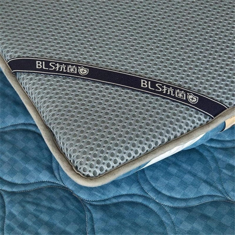 Japanese Futon Mattress,Tatami Mattress, Floor Mattress Foldable Portable Tatami Mat Student Mattress Sleeping Mattress for Floor Roll Up Bed Mattress Pad Topper,(Grey,90x200cm(35 * 79in)) - Image 4