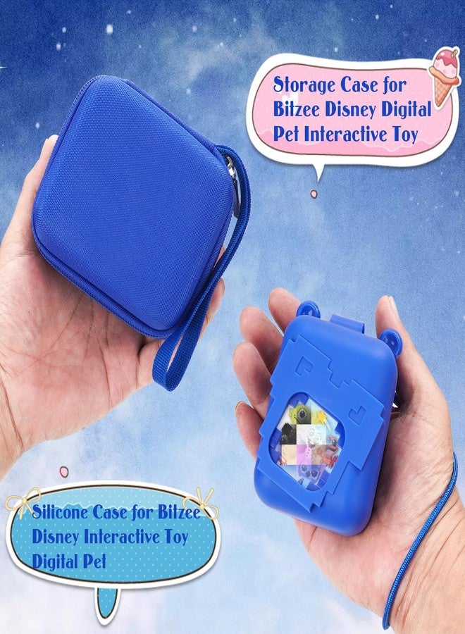 YouKnow Silicone Cover for Bitzee Disney Interactive Toy Digital Pet and Accessories Protective Case (Blue) - Image 2
