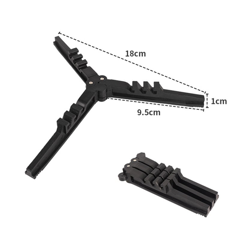 Tripod stand for gas cylinders, Color black - Image 2