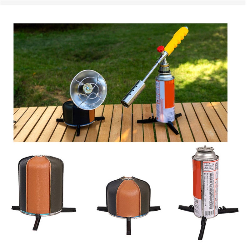 Tripod stand for gas cylinders, Color black - Image 3
