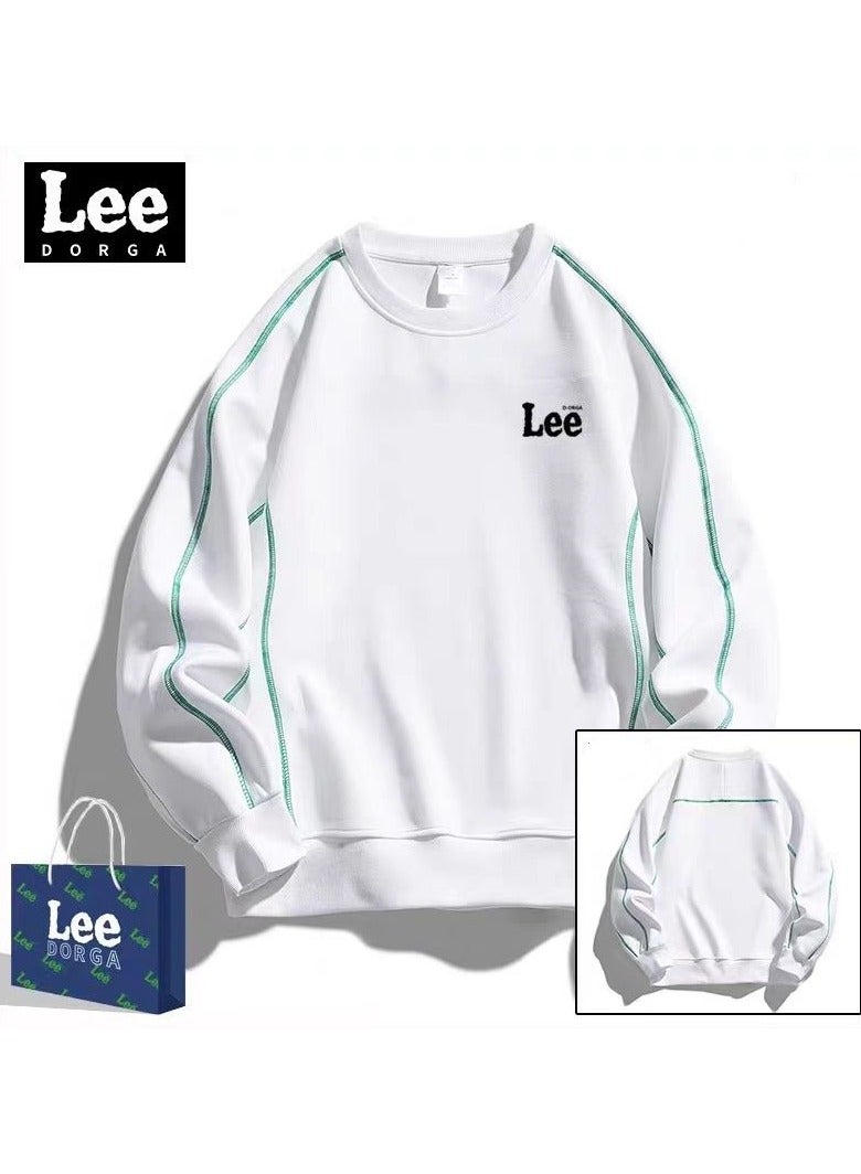 LEE Lee Brand Hoodie Loose Casual Round Neck Long Sleeved Hoodie  - Image 1