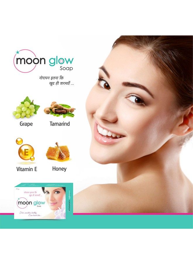 Moon Glow Moonglow Soap For Fairness Acne Dark Circles Pimples Black Spots Stretch Marks And Antiaging Soap - Image 3