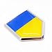 Overdecor Ukraine Flag Decal Stickers Car Emblem Ukrainian Car Accessories Decorations Chrome Shield Flag Sticker Decals for Cars Truck Vehicles 2 Pack - Image 2