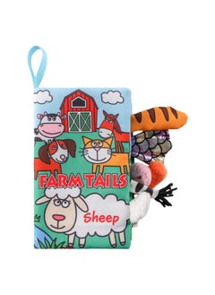 Generic Aipinqi Children's Tail Cloth Book Tear Not Ripping Paper Baby Cloth Book Early Education Toy Book-Color:Epinky Sheep Tail Cloth Book  - Image 1