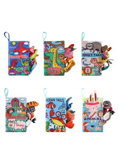 Generic Aipinqi Children's Tail Cloth Book Tear Not Ripping Paper Baby Cloth Book Early Education Toy Book-Color:Epinky Sheep Tail Cloth Book  - Image 2