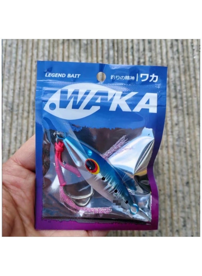 waka Jigging bait, multi-color,80Grams*6pcs value package, deep sea jigging bait, fishing bait,fishing equipment - Image 5