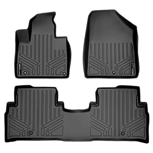 SMARTLINER Custom Fit Floor Mats 2 Row Liner Set Compatible with 20162020 Kia Sorento